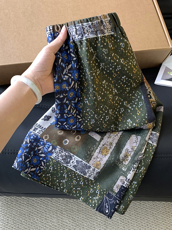 Korean Japanese Large Size Thi - огляд і ціна Midi Skirt Floral