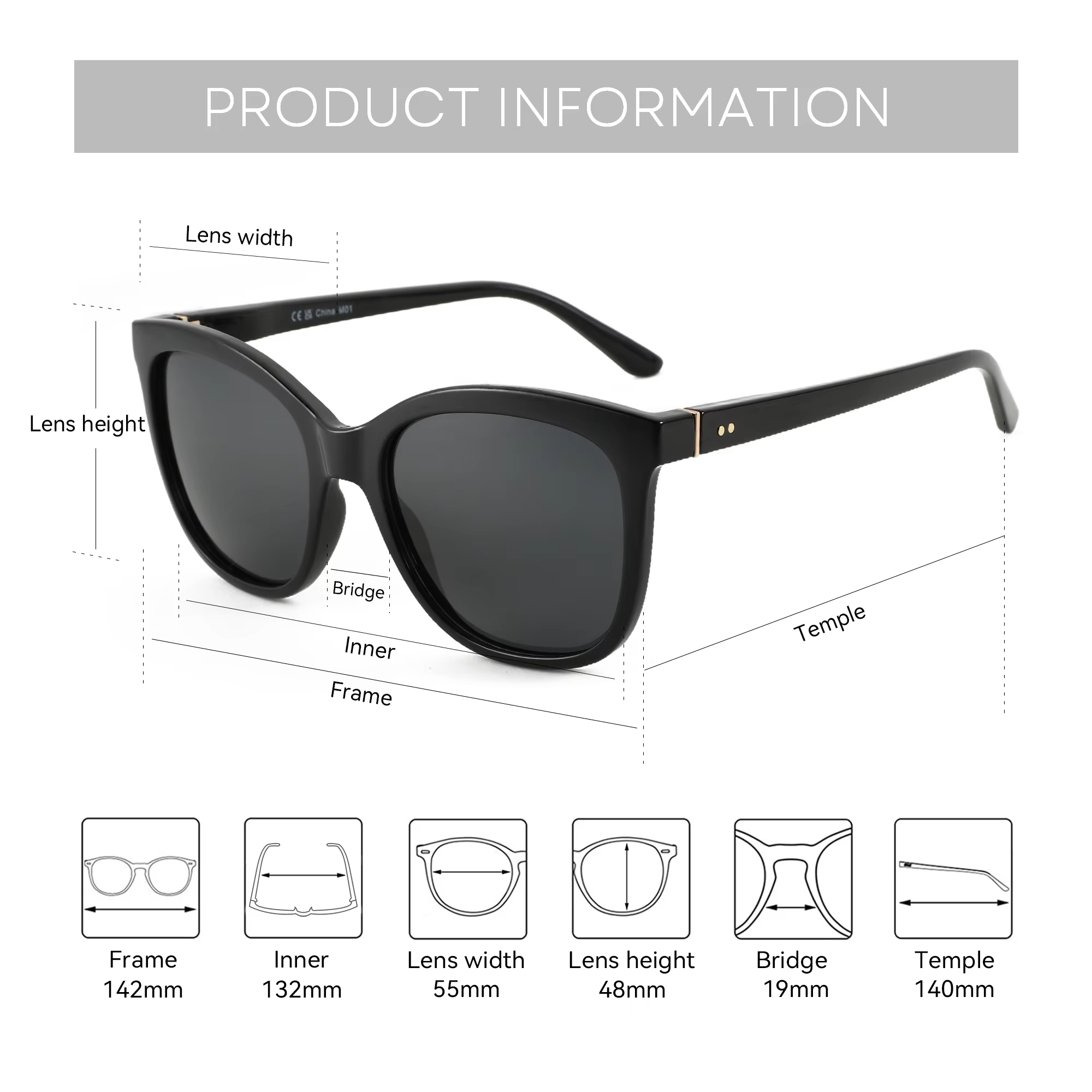 BLUEMOKY Popular Polarized Pre - огляд і ціна Sunglasses Cat Eye