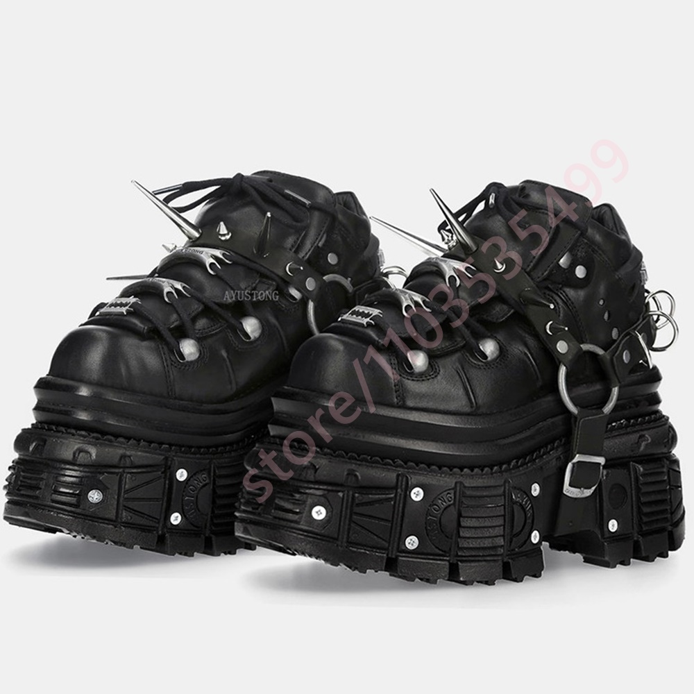 2026 New Black Gothic Punk Pla - огляд і ціна Wedge Espadrille Women