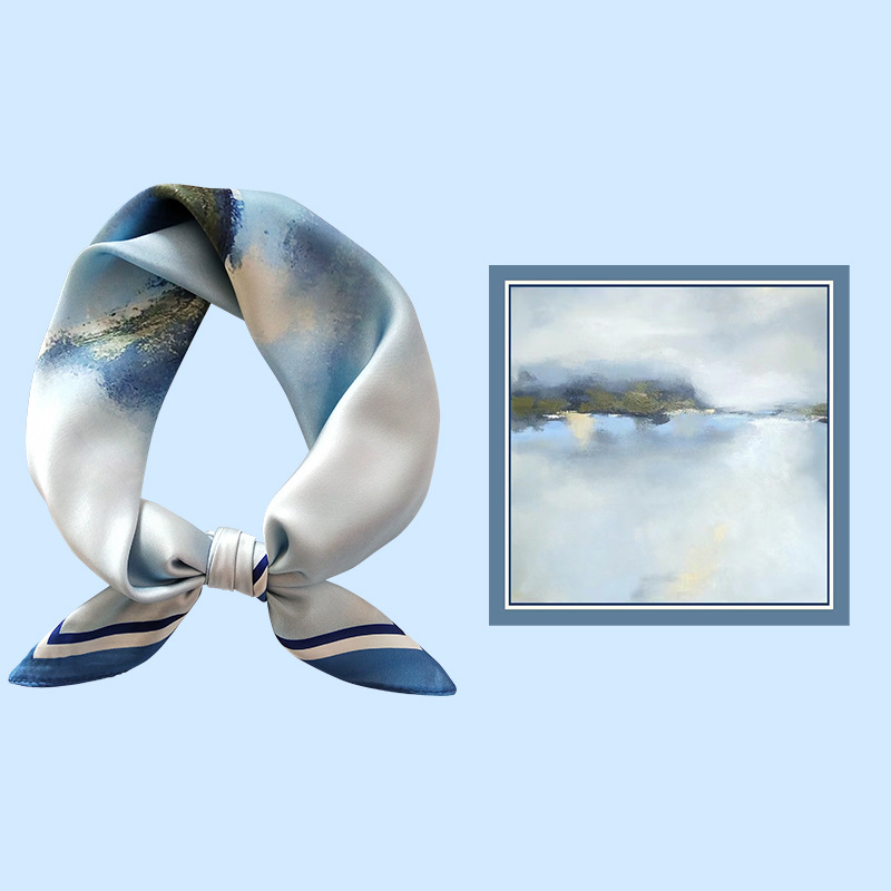 Women's Silk Cartoon Scarf Squ - огляд і ціна Headband Summer Knit