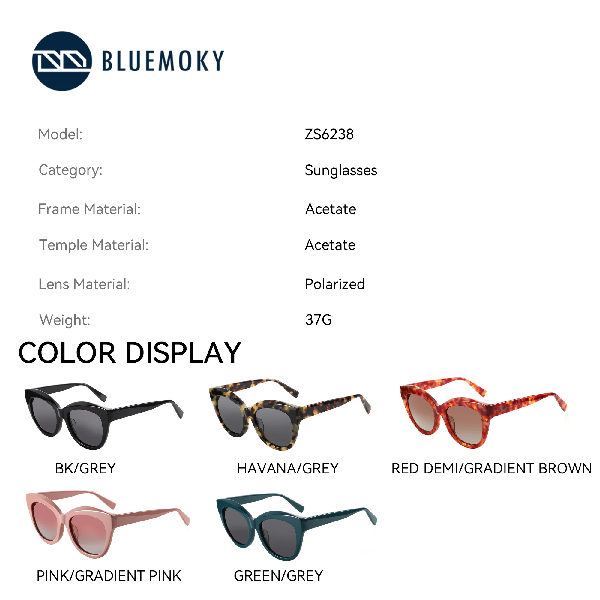 BLUEMOKY Women‘s Butterfly Cat - огляд і ціна Sunglasses Cat Eye