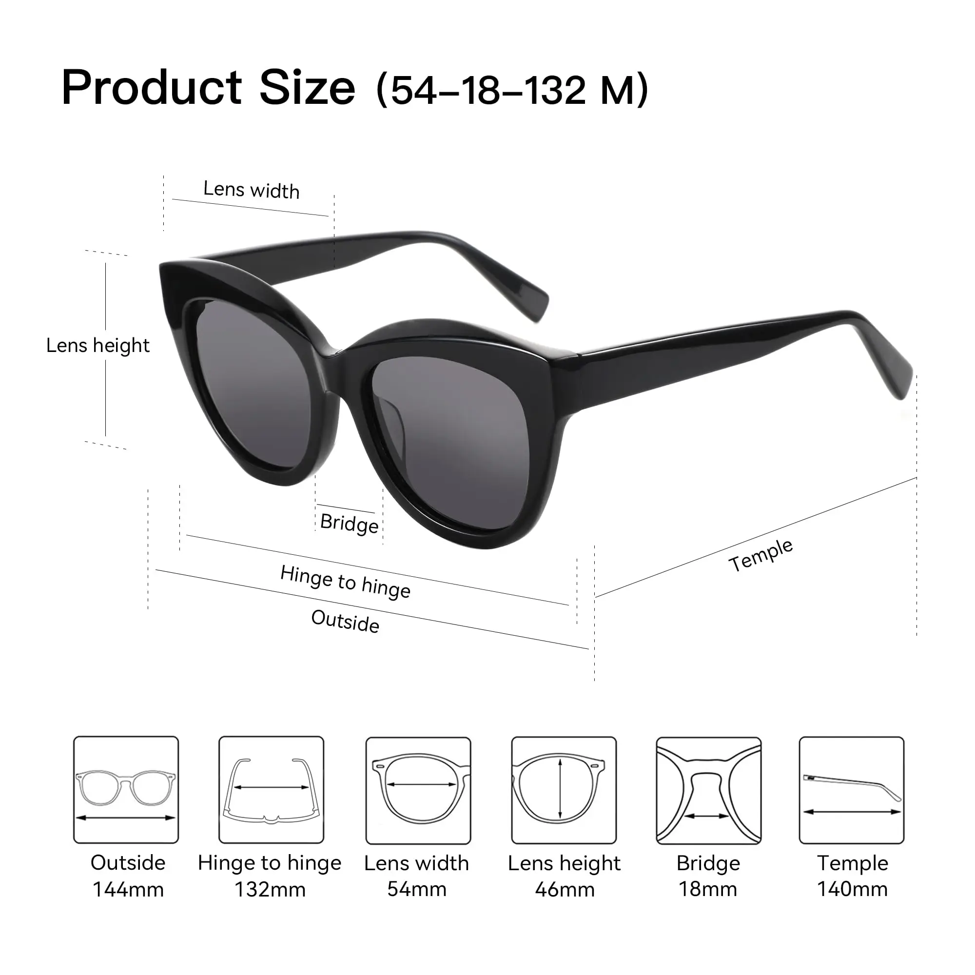 BLUEMOKY Women‘s Butterfly Cat - огляд і ціна Sunglasses Cat Eye